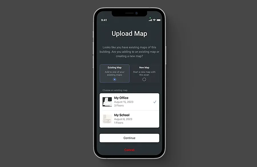 Update your maps example